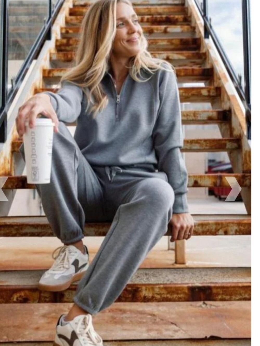 SPANX Air Essential Women's Gray Drawstring Jogger Pants